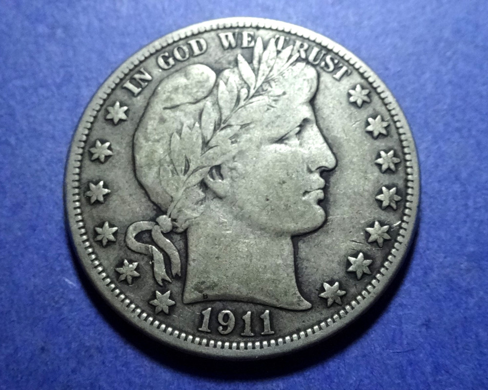 1911 Barber Half  VF  Lamination