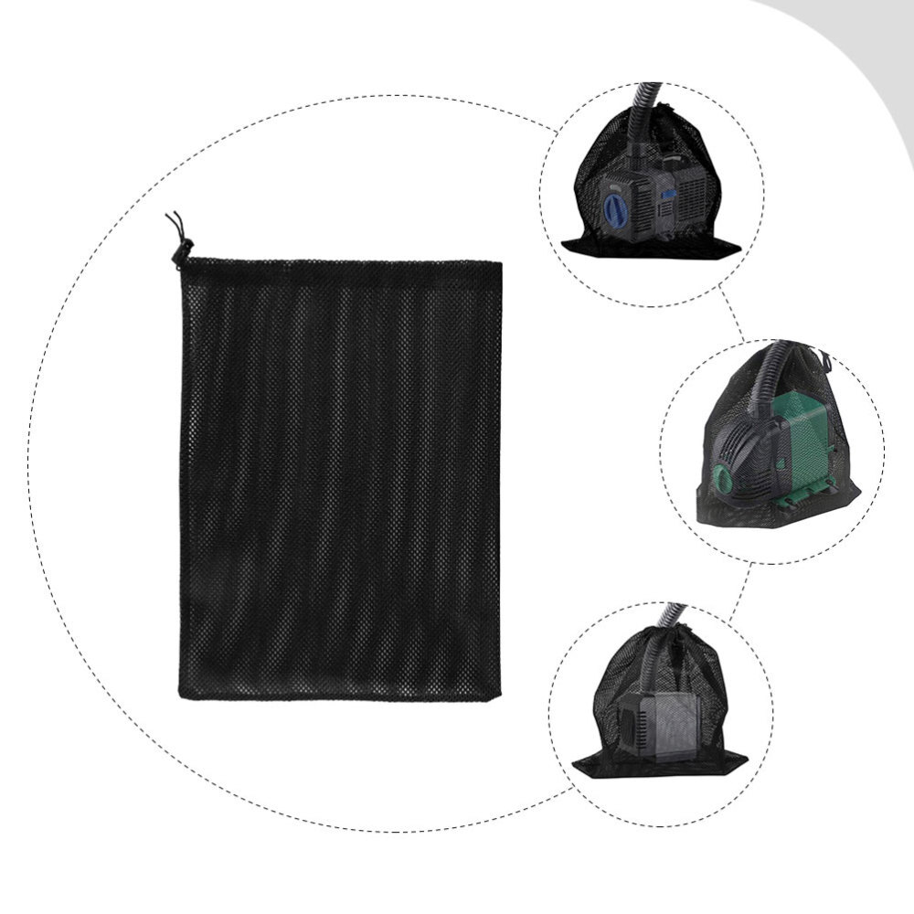 Strainer Pump Barrier Bags Filter Fish Tank Aquarium Mesh Filter Drawstring Bag