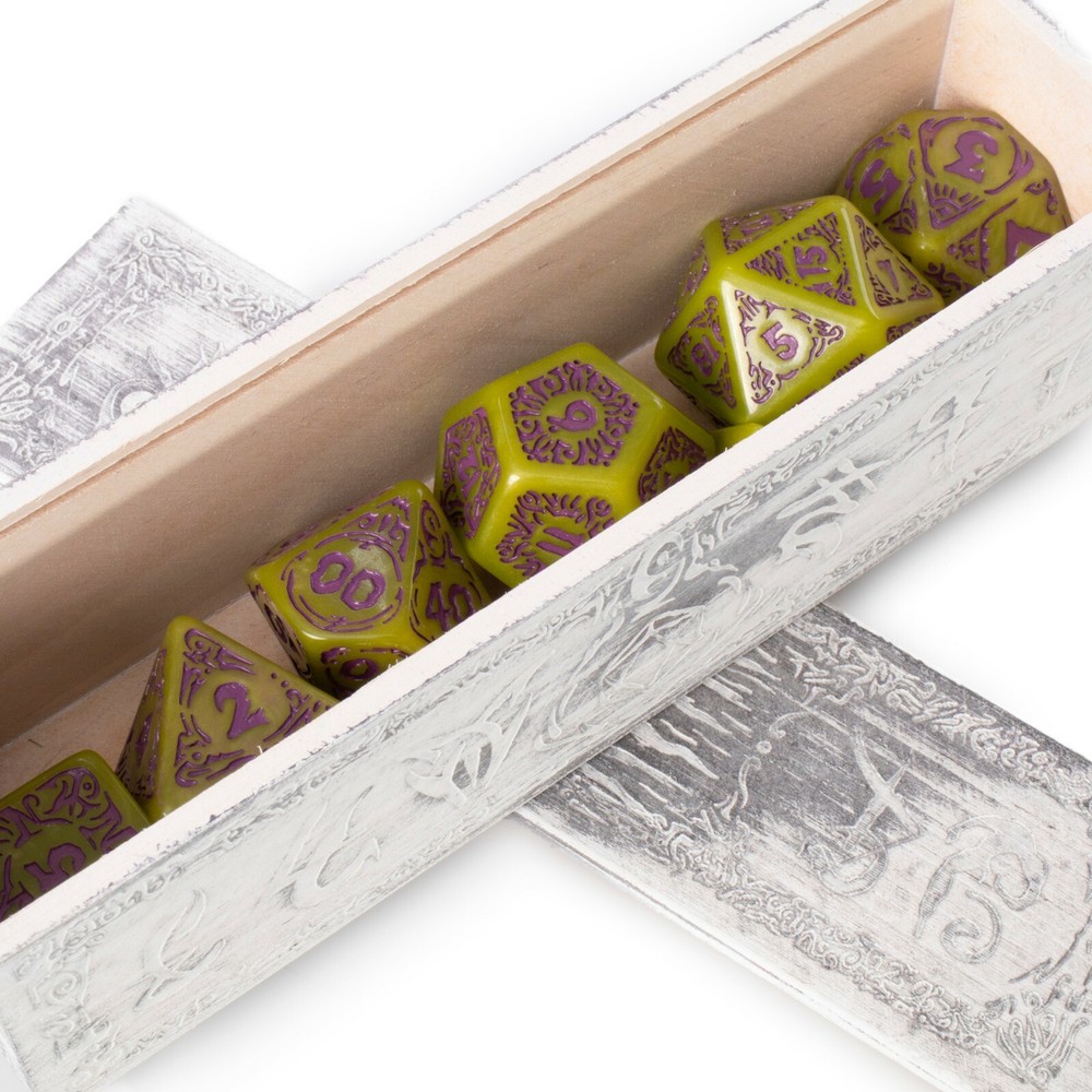 25mm Titan Dice Polyhedral Set with Box, Achlys