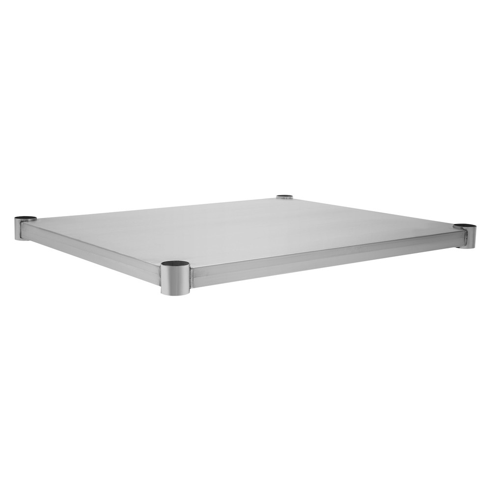 Stainless Steel Table Adjustable Lower Shelf Under Shelf Rectangular Work Table