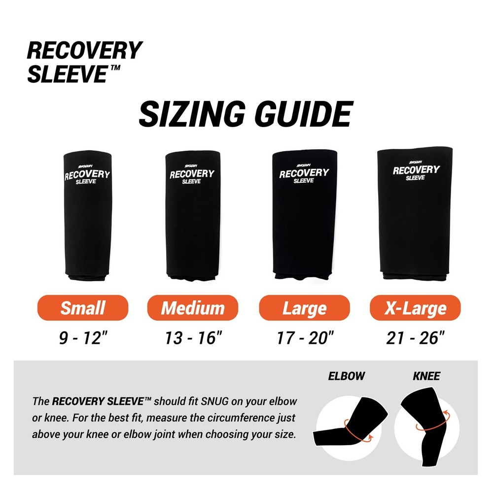 Shogun Compression Ice Sleeve Medium (13-16") - Reusable Hot and Cold Compres...
