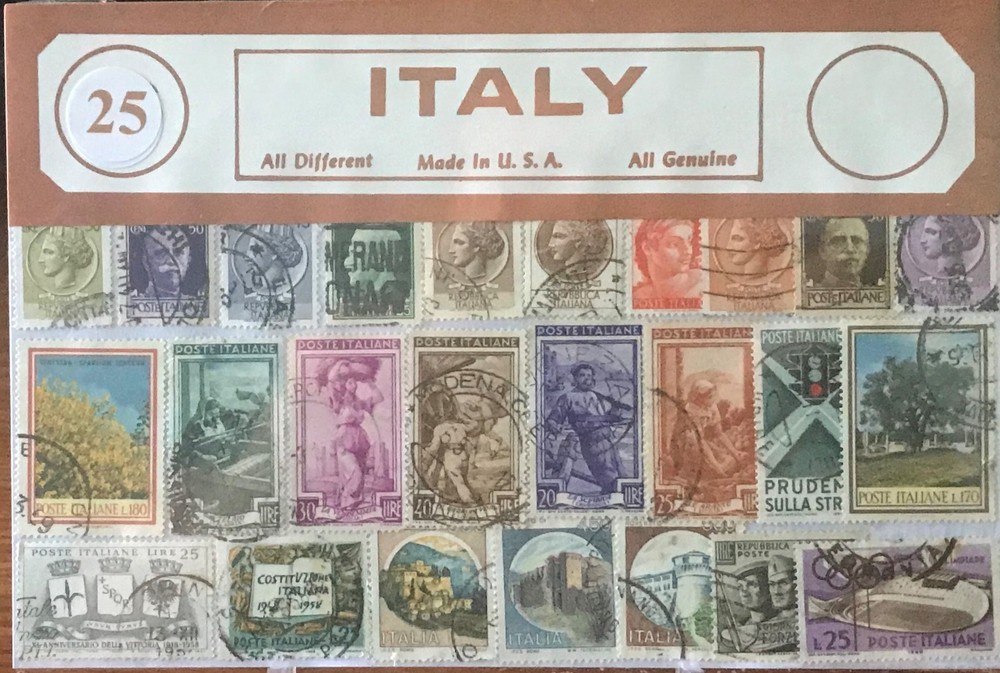 Stamp Packet - Italy