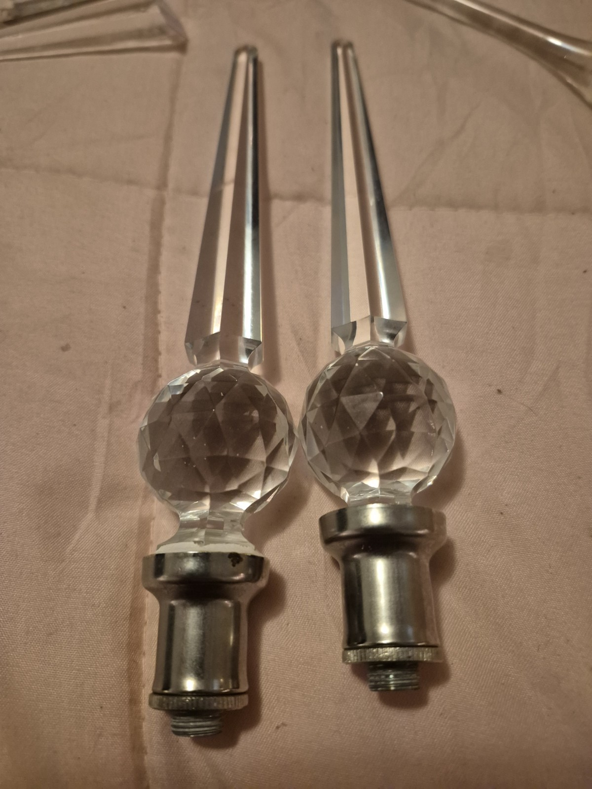 Vintage Replacement Crystals For Chandeliers Or Lamps