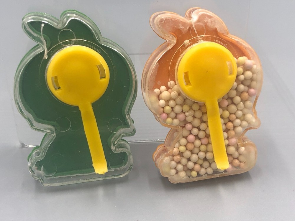 1980s BUNNY RABBIT Character CANDY CONTAINER Vintage