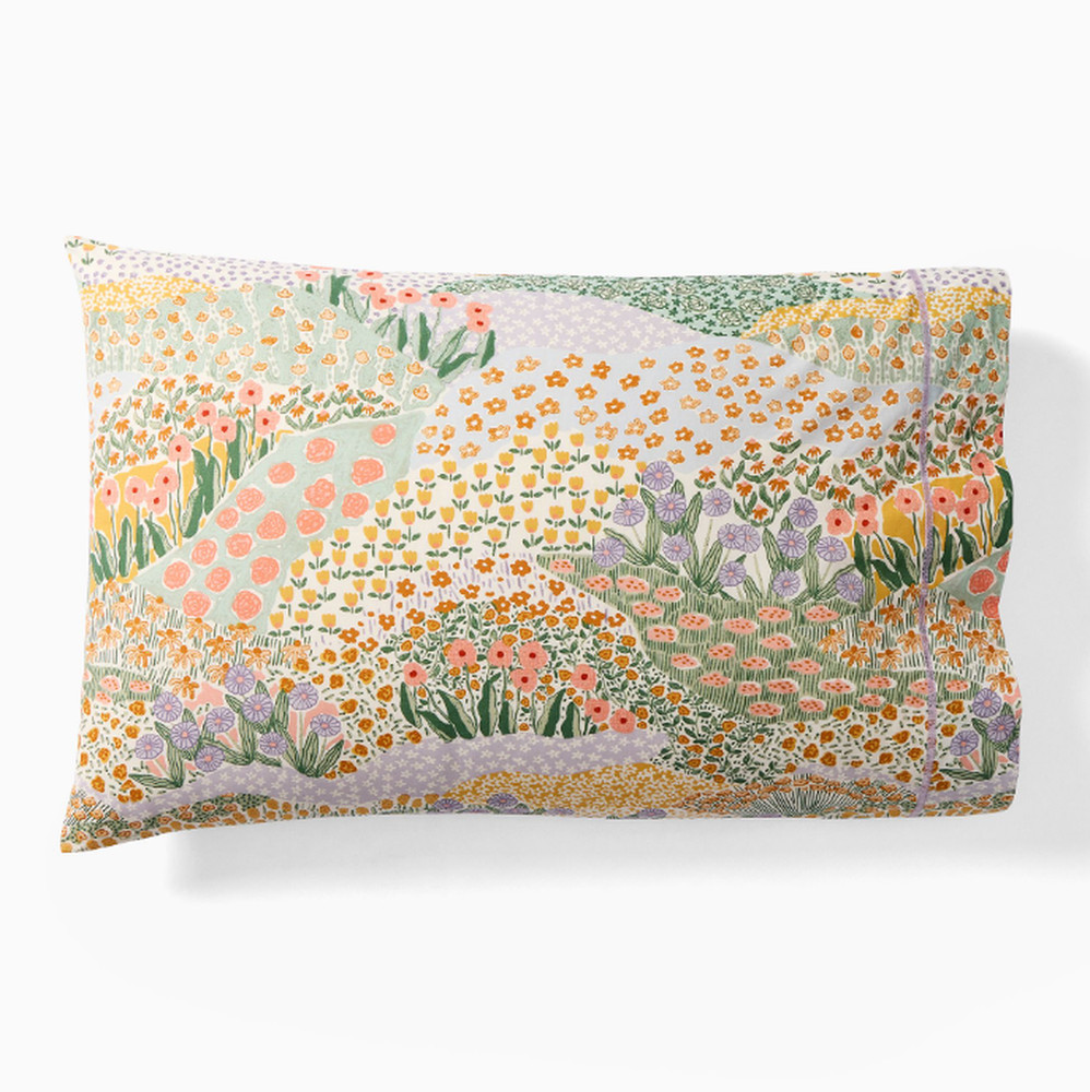 Flower Field Sheet Set, 100% cotton.