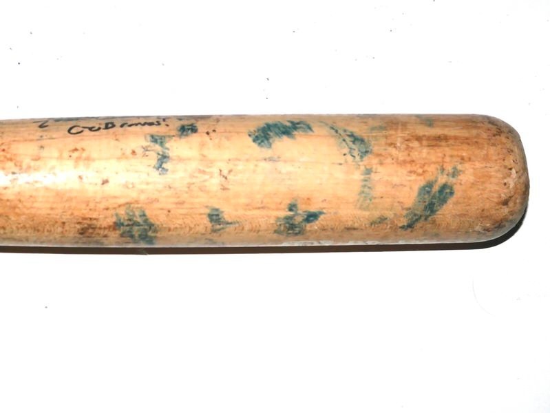 LUKE WADDELL GWINNETT STRIPERS #75 GAME USED BLACK LOUISVILLE SLUGGER BAT BRAVES