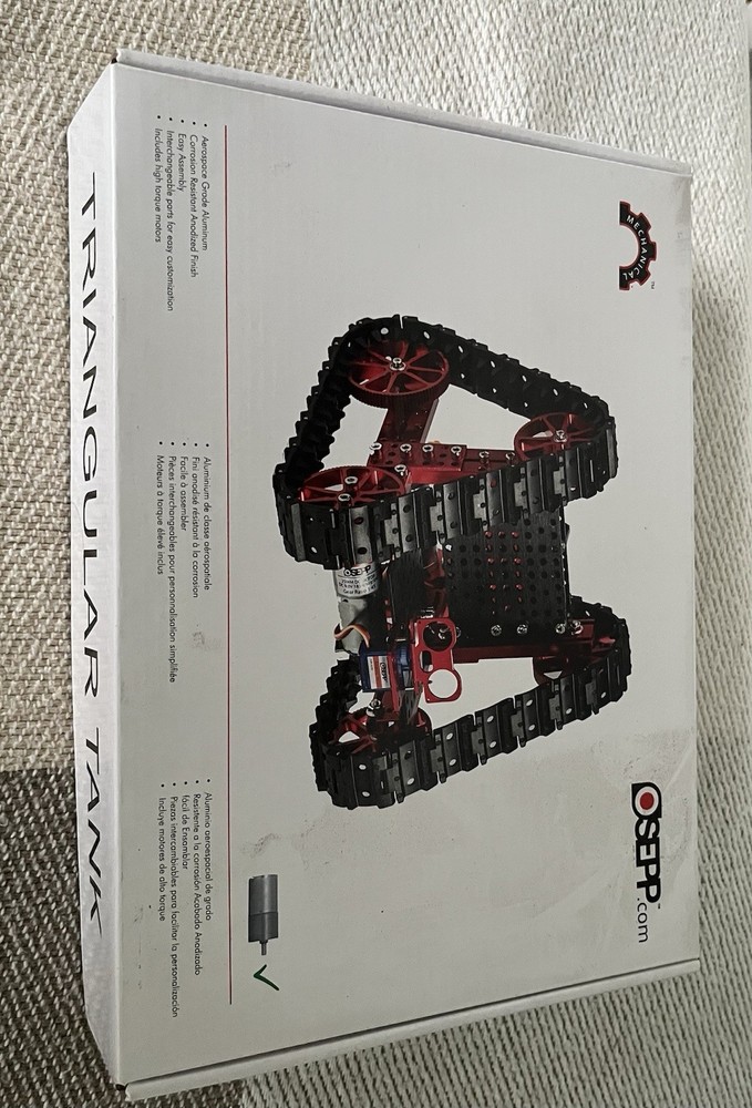 OSEPP Triangular Tank Robotic Mechanical Kit And Functionality Kit