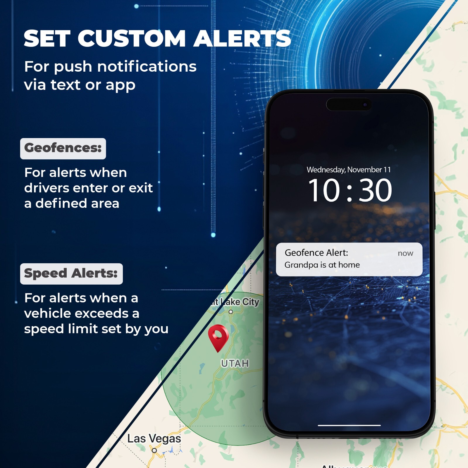 Lightning GPS OBD-II GPS Tracker for Vehicles - Cars Hidden GPS Tracking Device