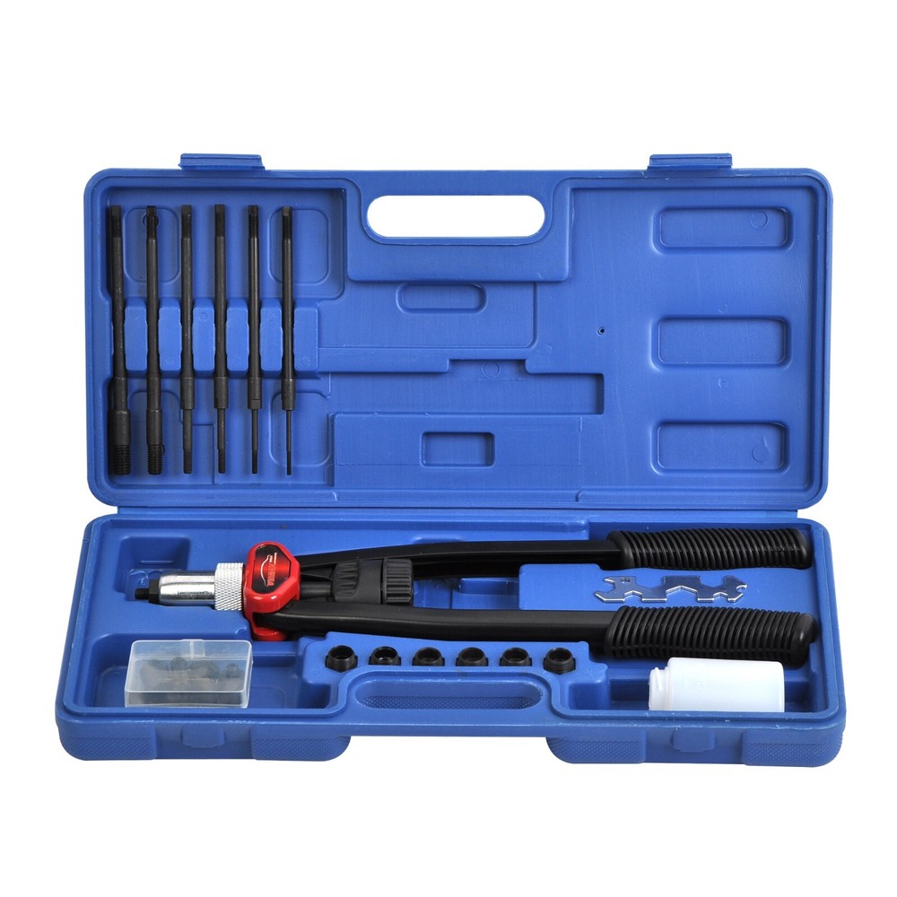 Rivet Nutsert Tool Rivet Nuts Threaded M3-M12 Pneumatic Hand Riveter Gun Kit