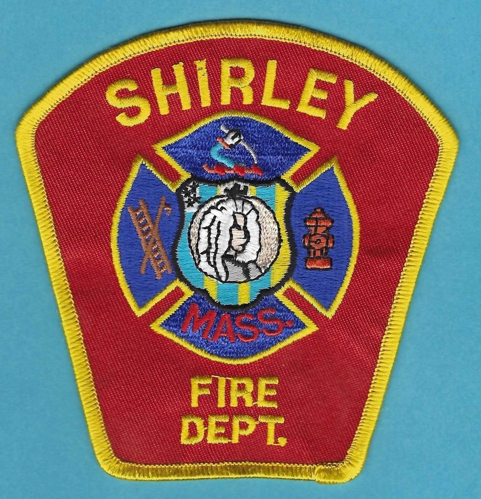 SHIRLEY MASSACHUSETTS FIRE RESCUE PATCH