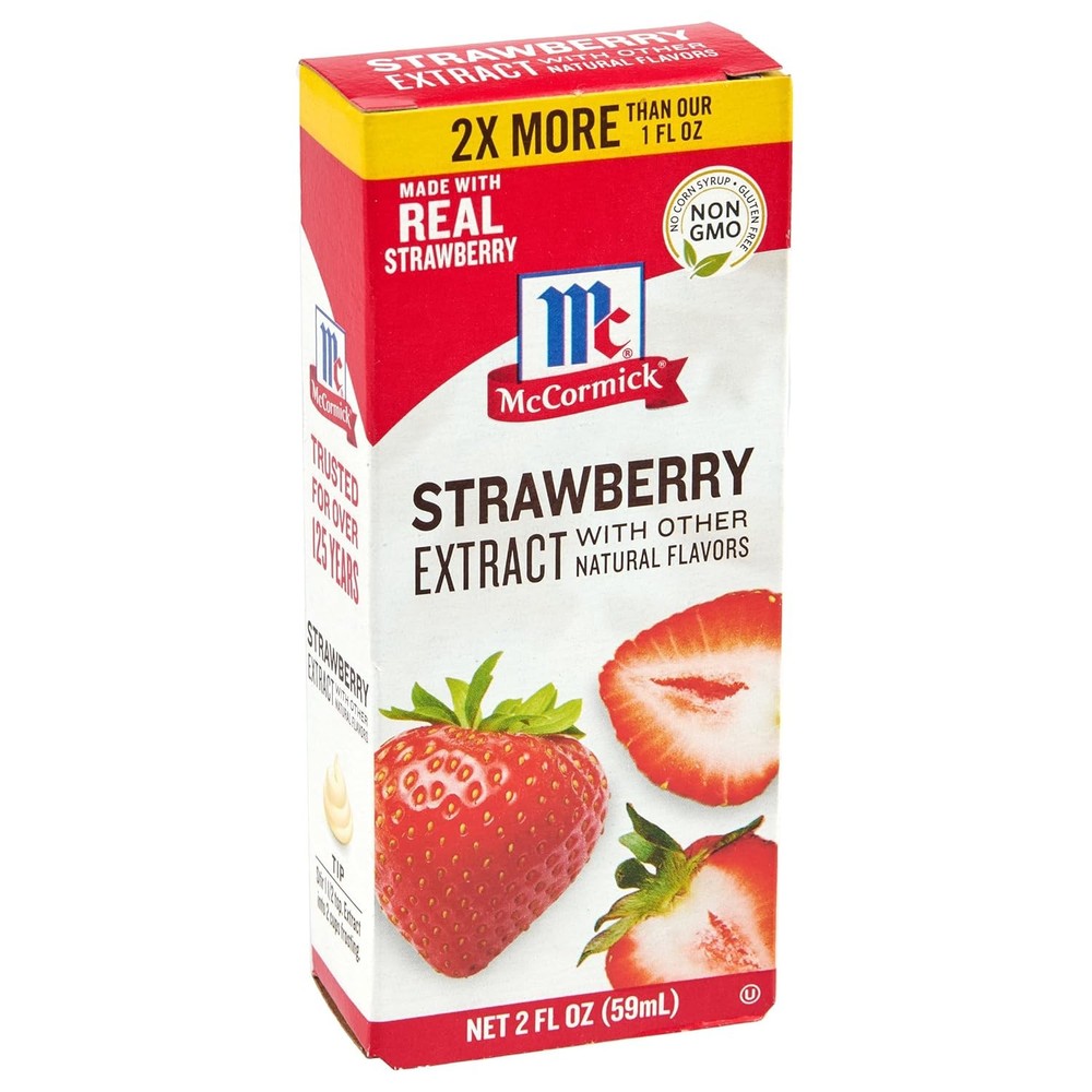 McCormick Strawberry Extract 2 oz Baking Flavor