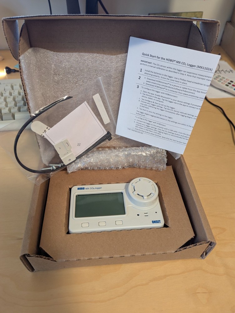 Hobo Mx1102a Data Logger, 100 Ft.Range, Continuous