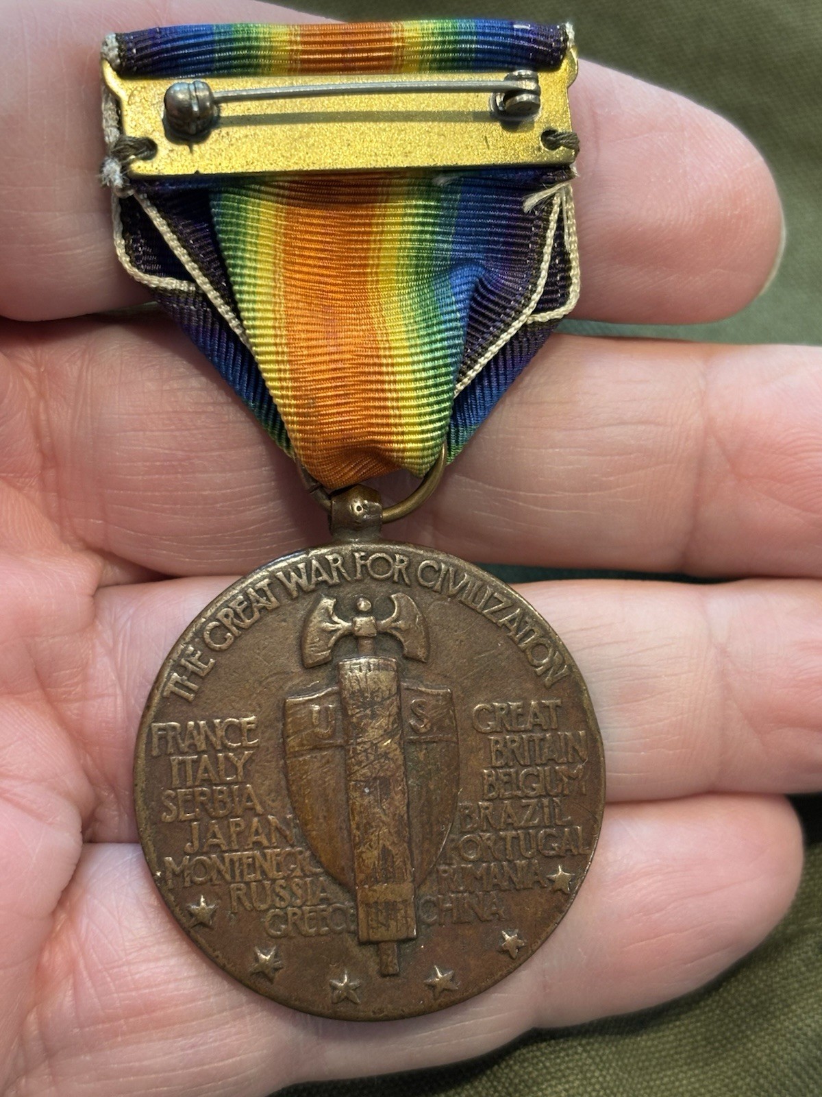 US Army WWI Inter-Allied Victory Medal