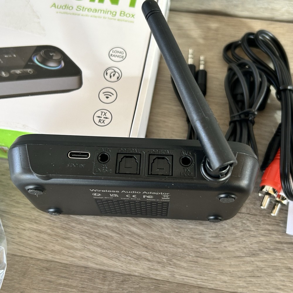 ifofo Bluetooth Transmitter Receiver 2-in-1 Bluetooth 5.0 Audio Adapter BT21