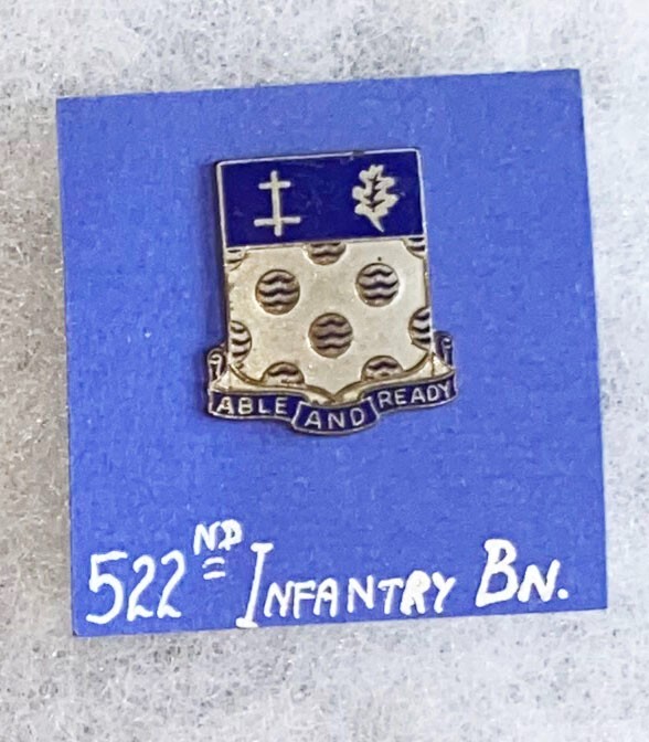 WWII 522nd Infantry DI PB