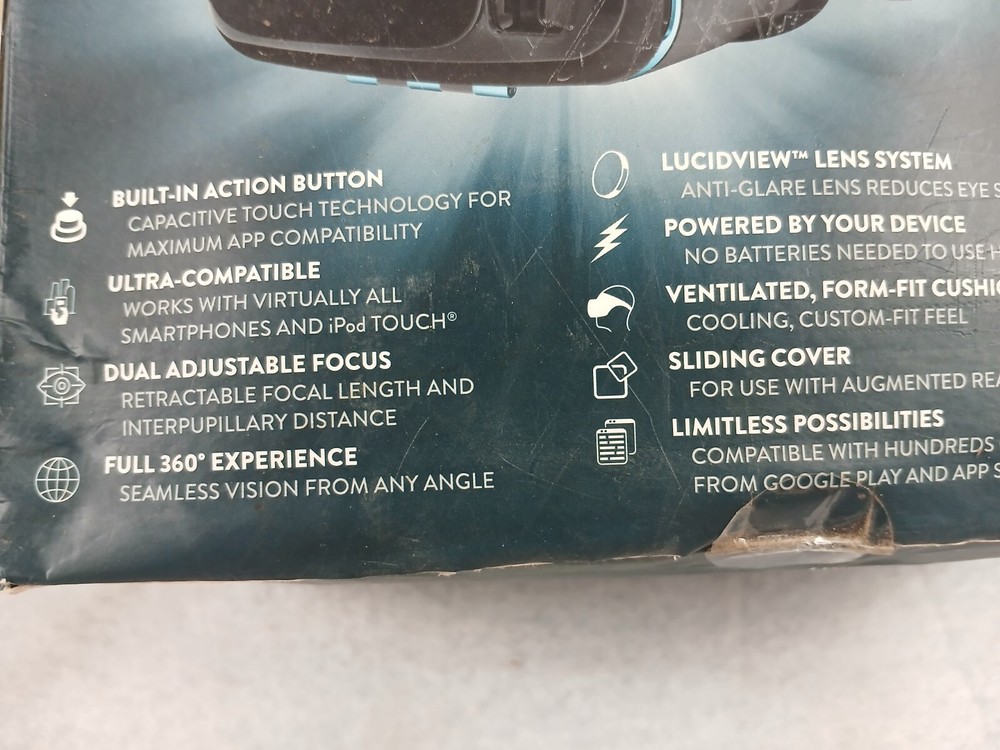 ARCADIA Virtual Reality 360 Head Set Use with Smart Phones