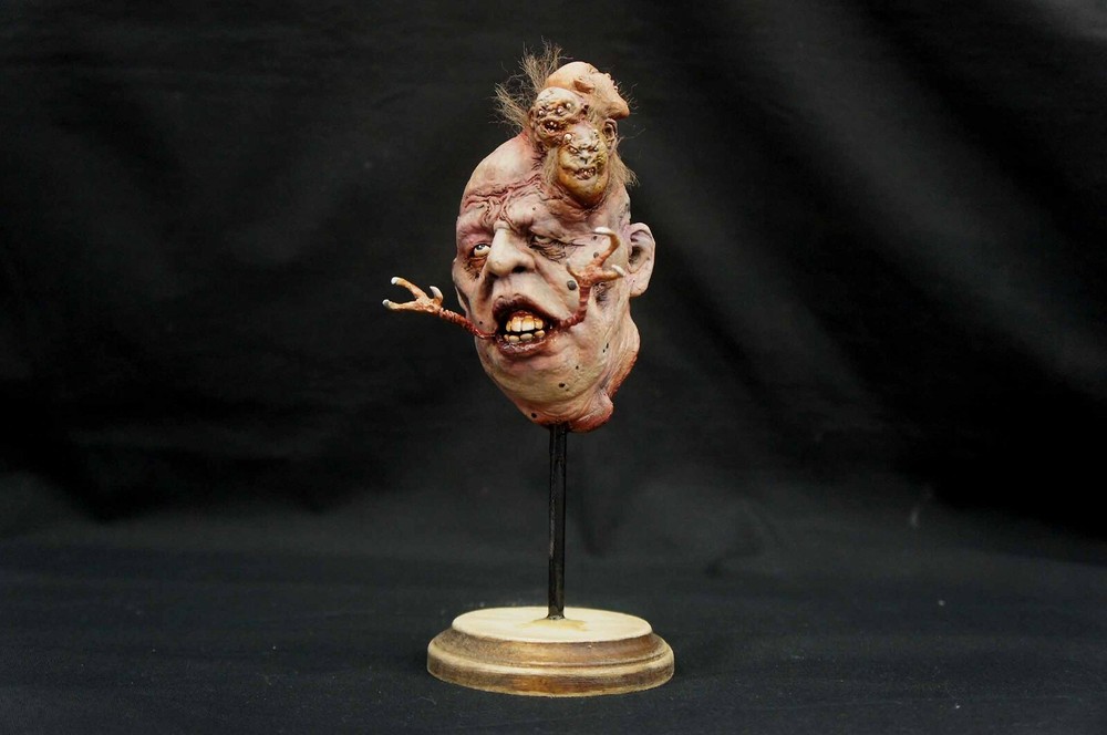 Voodoo 1:3 scale Head Art Statue Simon Lee Spiderzero