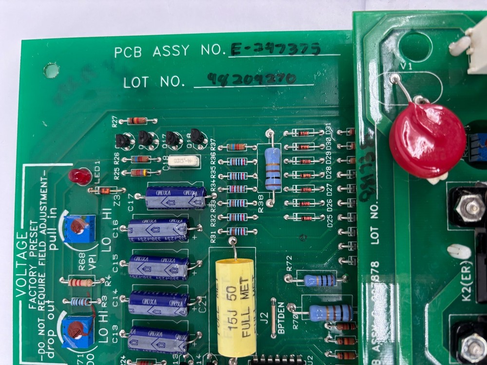 Kohler E-297375 Automatic Transfer Switch (ATS) Control Board PC Assembly