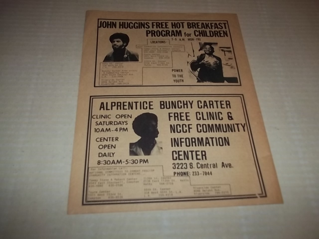 Black Panther Newspaper So. Cal. chapter supplement #24 April 30, 1970 VG+