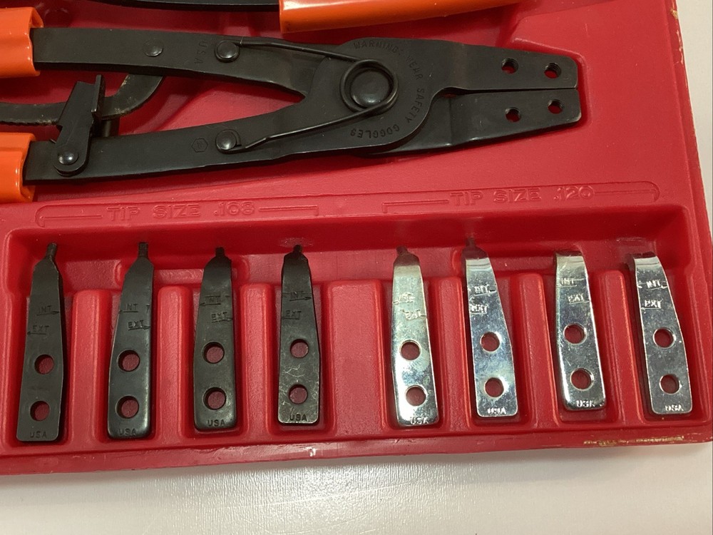 Blue Point PR-50A Heavy Duty Replaceable Tip Pliers Set - Complete (21426)