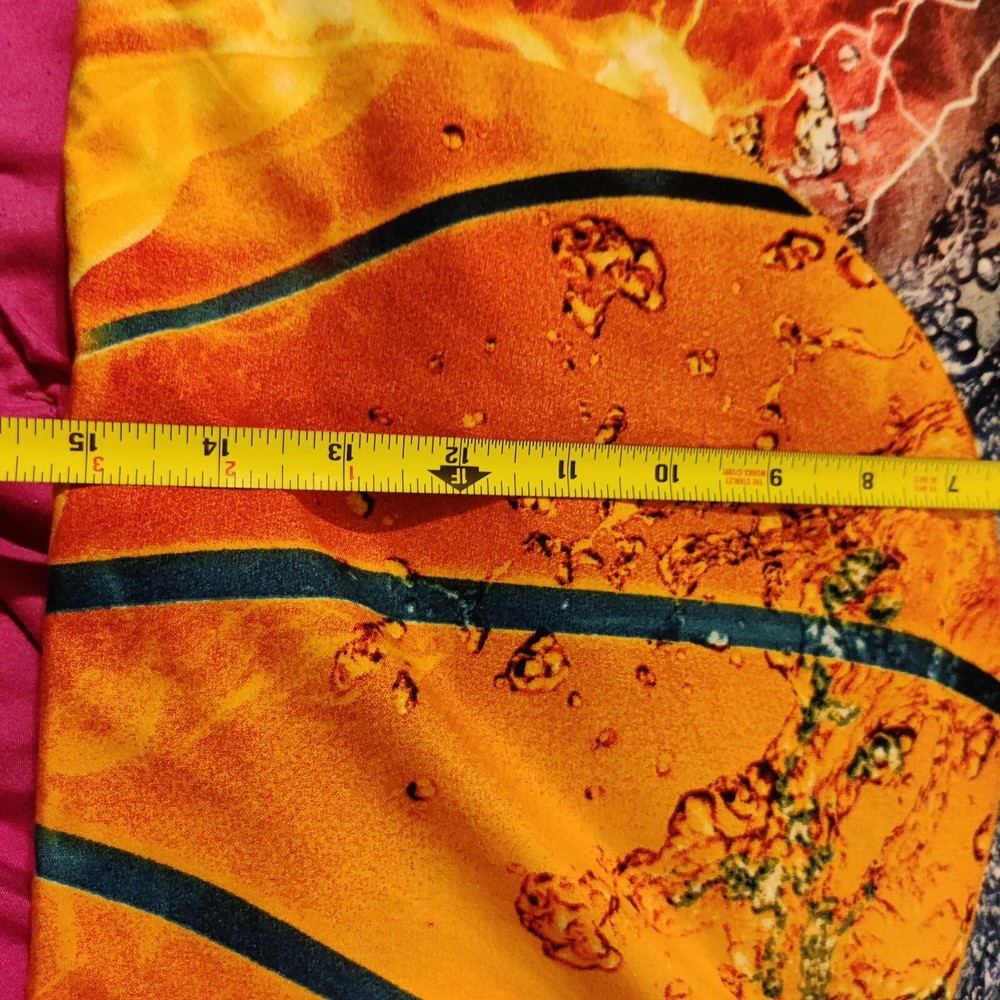 Flaming Basketball Pillow Case