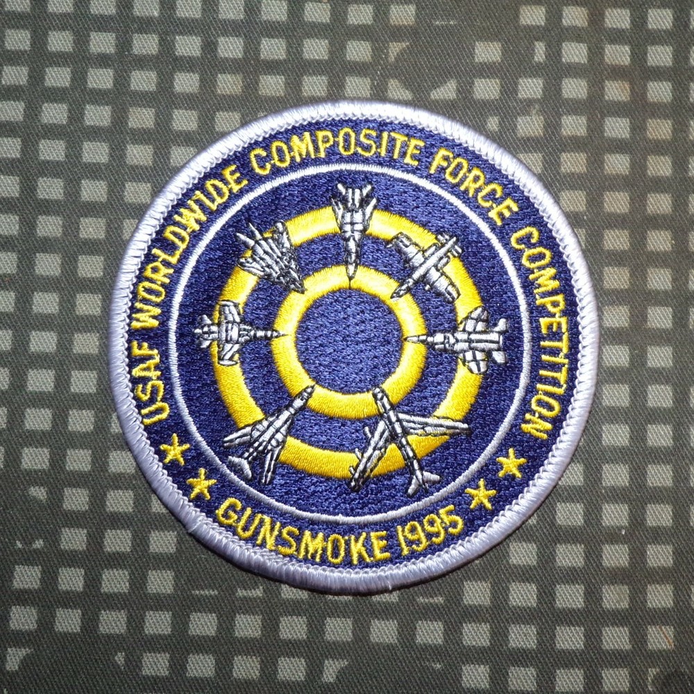Original USAF Worldwide Composite Force Competition Gunsmoke 1995 Patch