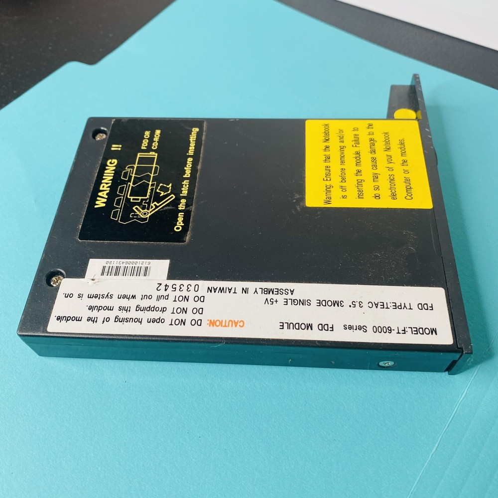 TEAC FDD Module FT-6000 Series 3.6" 3MODE Single +5V 034542 Untested