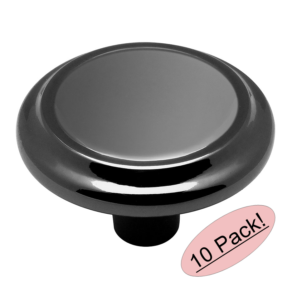 *10 Pack* Cosmas Cabinet Hardware Black Nickel Knobs #799BN