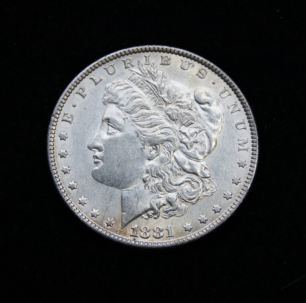 1881 Morgan Dollar  AU+