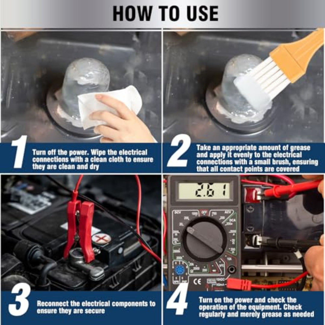 AstraVox Silicone Dielectric Grease for Electrical Connectors Automotive- 2pack