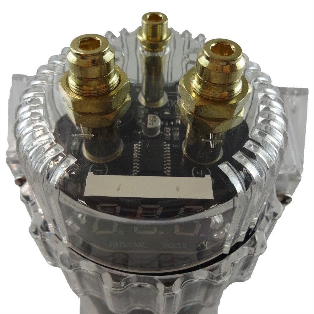 9.0 Farad Digital Capacitor,Car Audio Capacitor-10000W Peak,Protection for Amp