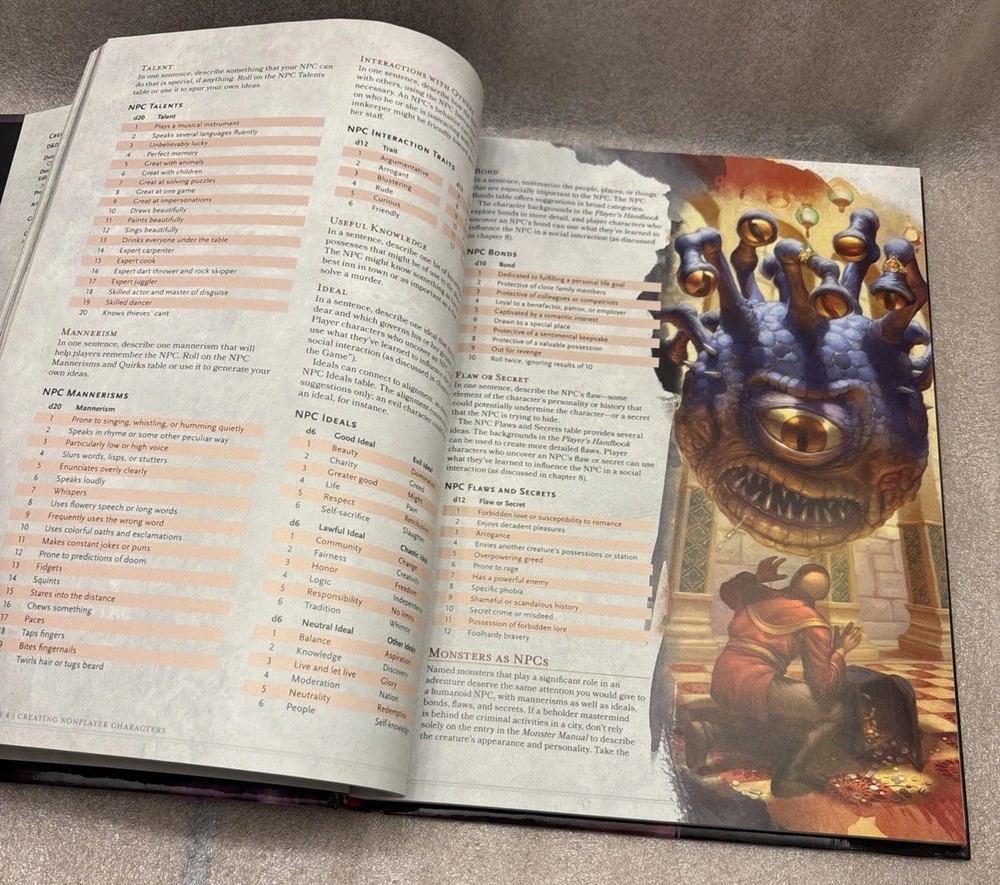 Dungeons & Dragons Dungeon Master’s Guide HC 2014 Game 1st Printing
