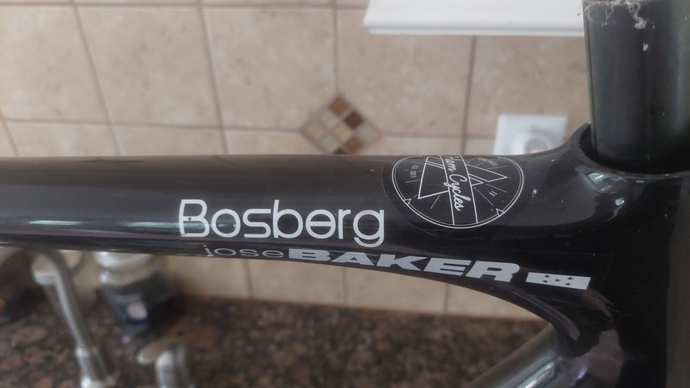 Ritte Bossberg Frame & Fork w/ seatpost topper
