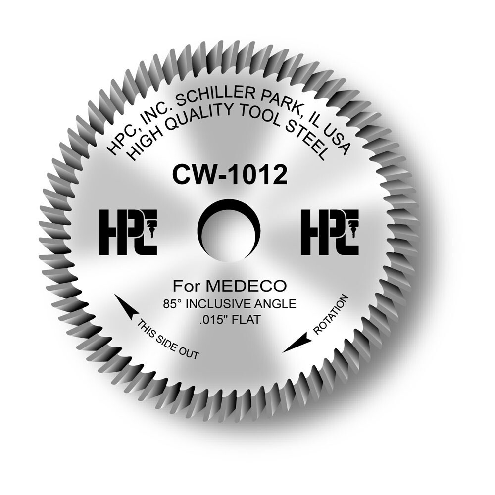 HPC Medeco Cutter Wheel CW-1012