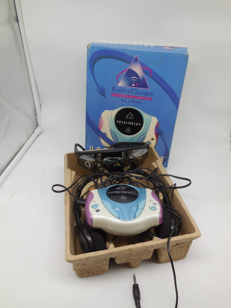 DK1 Pathfinder 2 Hypnosis Device Positive Changes Auditory Visual Strobe Glasses