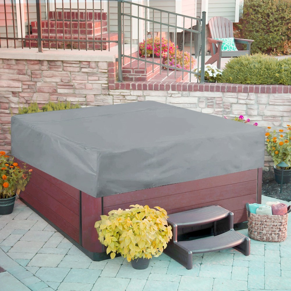 Square Spa Cover Cap Robust Waterproofing Solution with Dust Protection