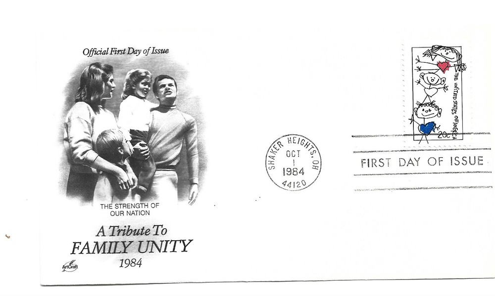 2104 Family Unity, ArtCraft  FDC
