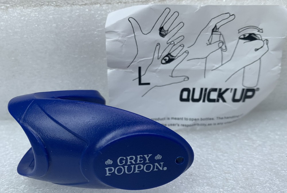 Quick Up Bottle Opener Bartenders Tool Grey Poupon