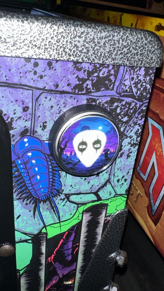 Alice Cooper's Nightmare Castle Pinball Start Button Launch Button Mod