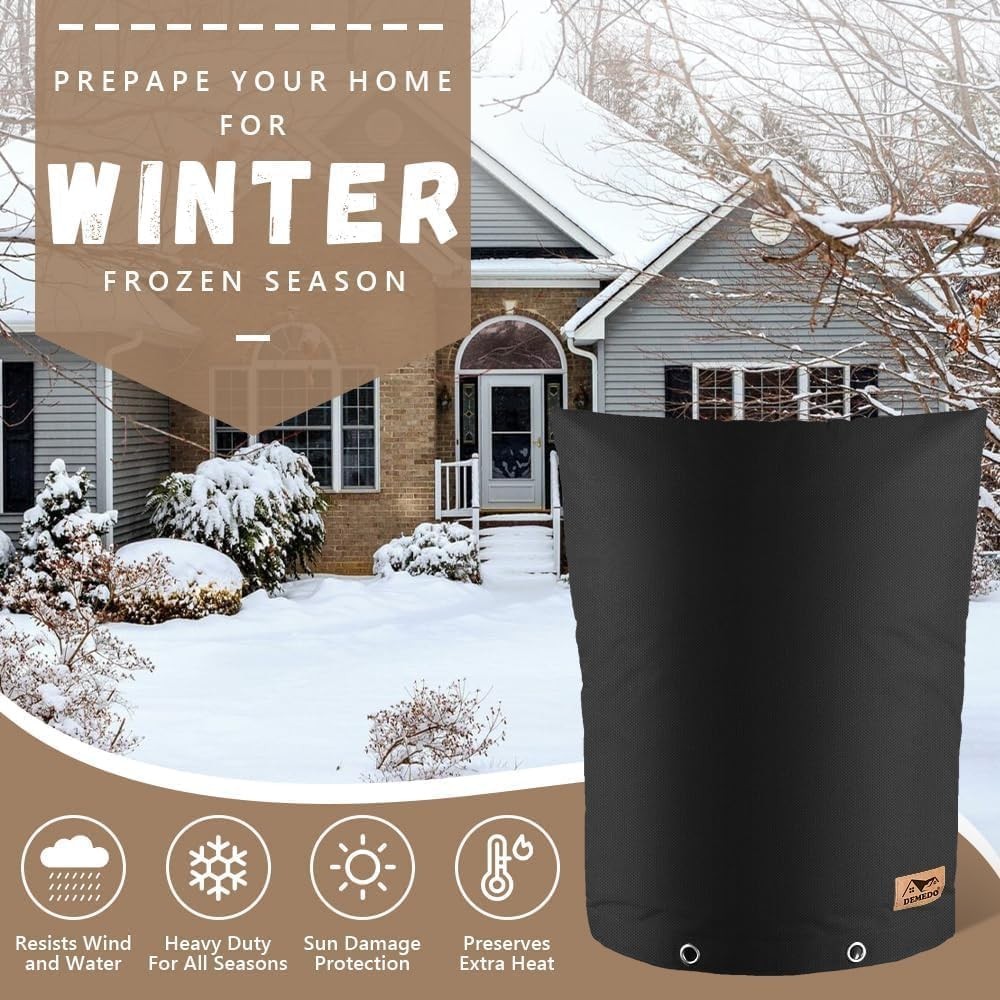 Triple Layered Insulation Backflow Cover - 16''W x 20''H, Secures from Elements