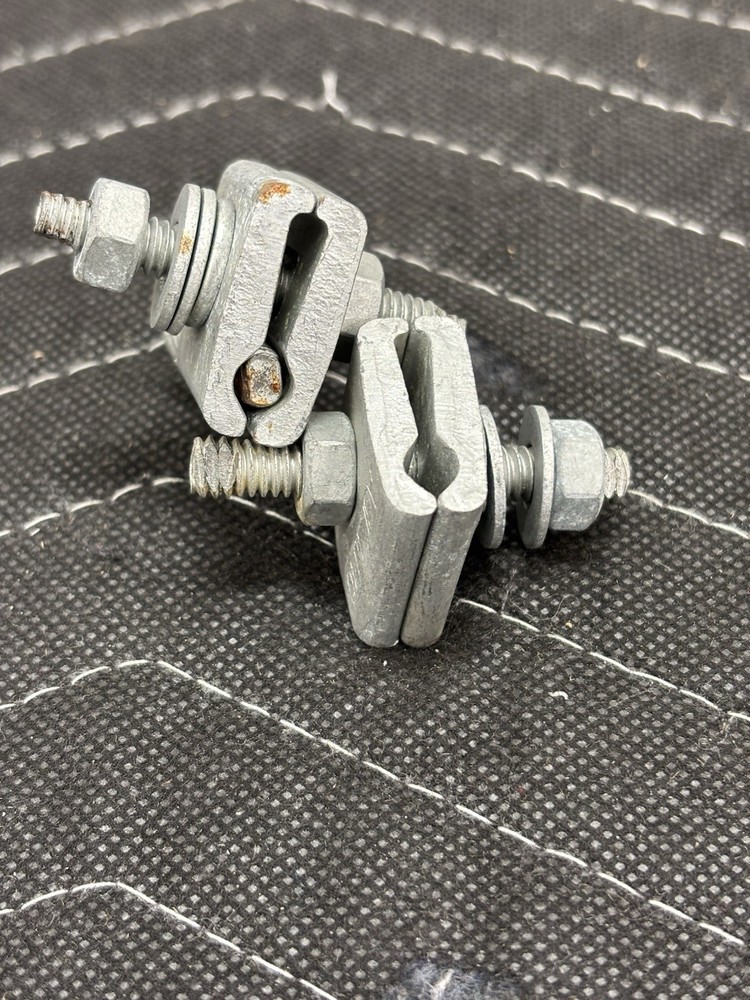 Qty 40 - Diamond #26-09015, "D" Cable Lashing Wire Clamp, “Bug Nut”