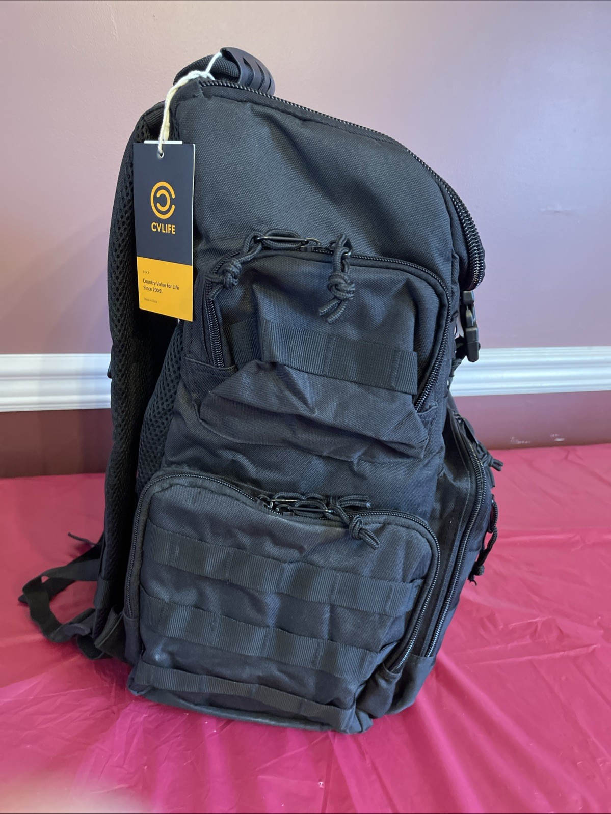 NWT Tactical Range Backpack Removable Divider Gun Cases Bag 4 Pistol Carrying