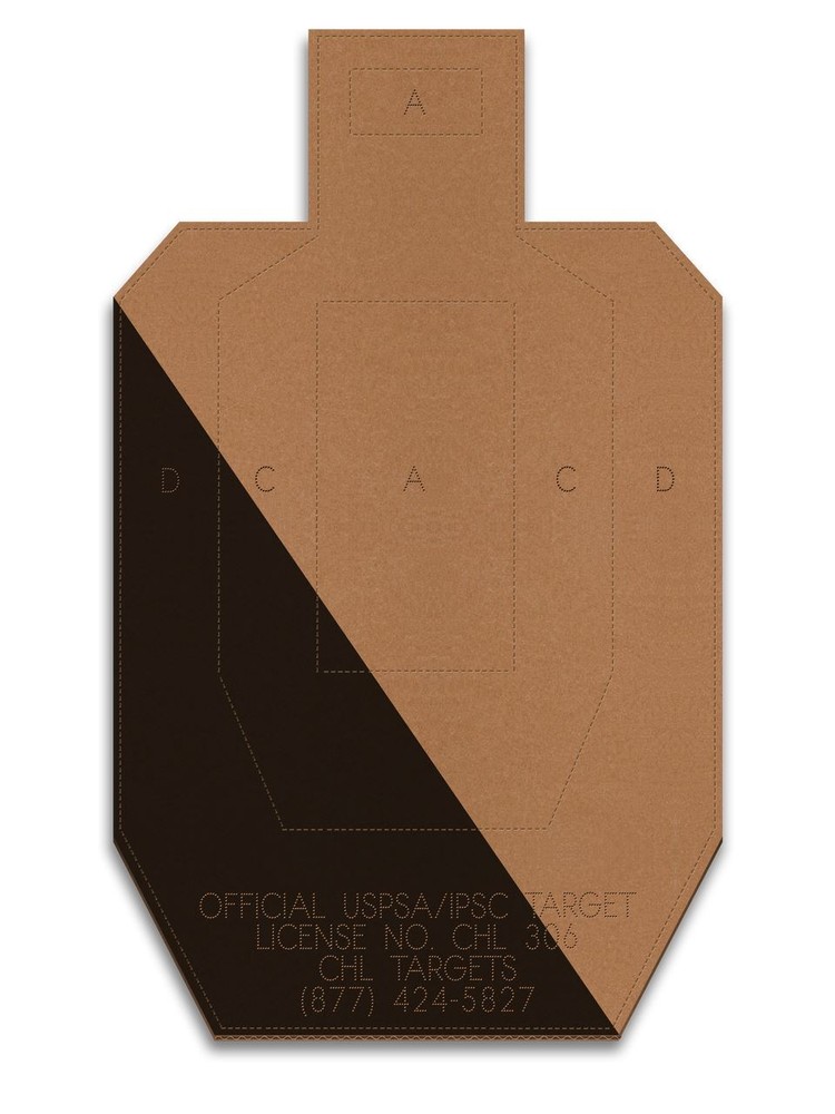 USPSA (Metric) Hardcover Target Sample Pack (100 Target Pack)