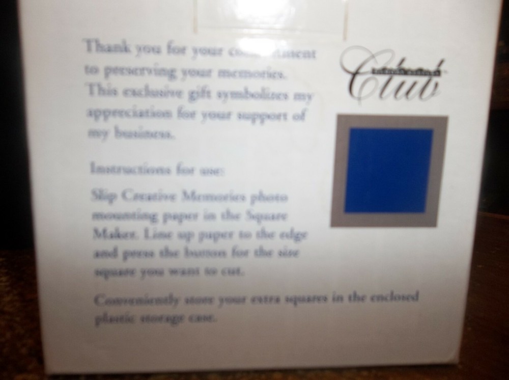 creative memories square maker