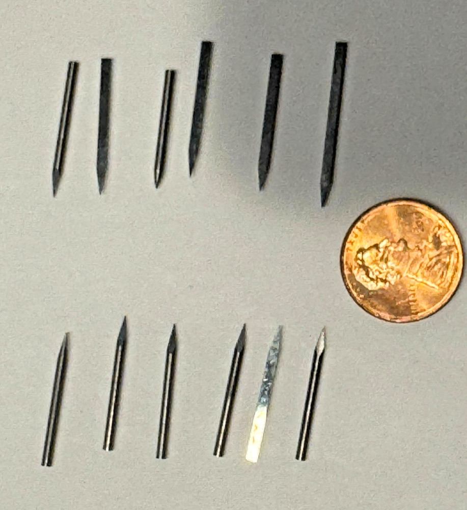 Solid Carbide Mini Engraving Router 12 Bits Watchmaker Jewelry Lathe Graver CNC