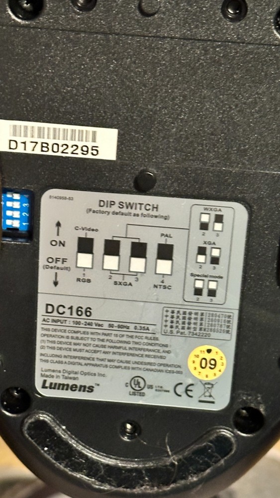 Lumens Digital Optics DC166 Ladybug Document Camera