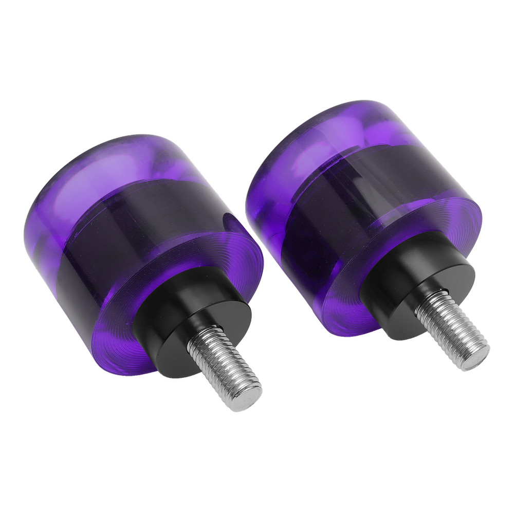 2x Protective Sliders Crash Bar End Balls Engine Guard Protector M12 For Harley