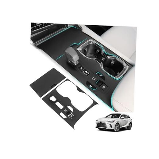 Central Control Gear Shift Panel Trim Cover Compatible with 2023-2026 RX (2PCS)