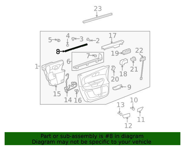 Genuine GM Front Bracket 15934812