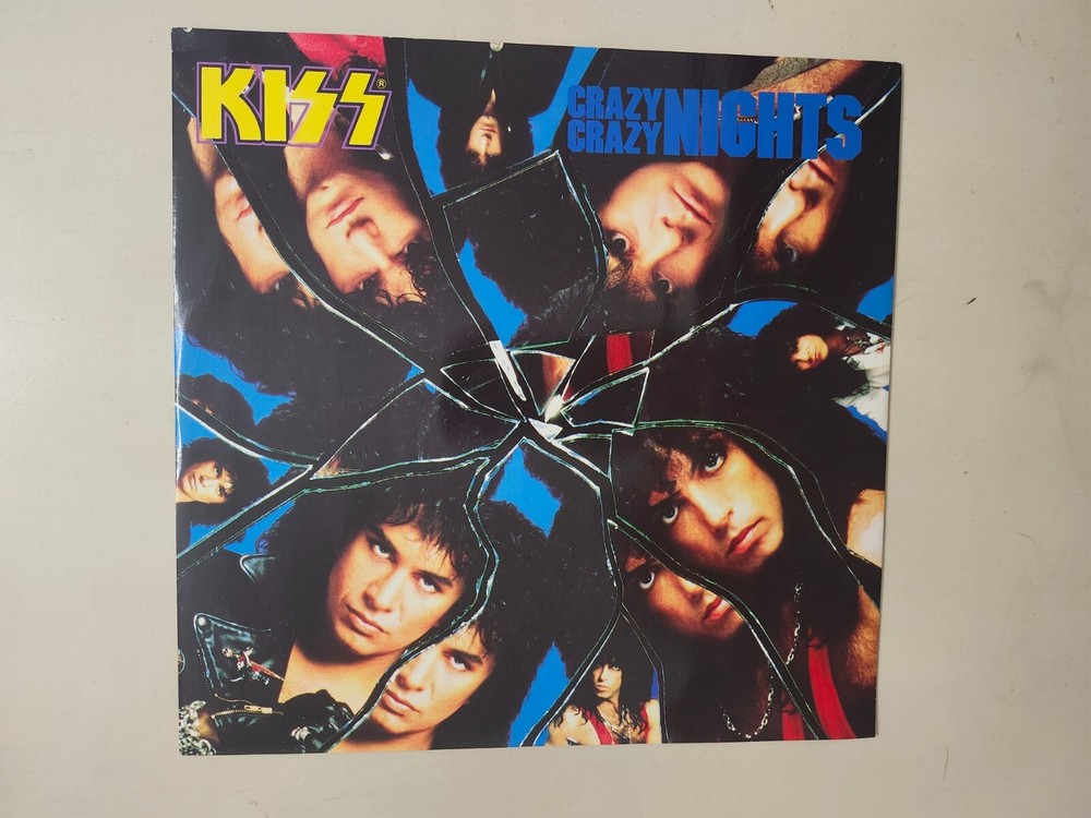 KISS RARE Crazy Nights Limited Edition Import UK Pressing 4 Track Vinyl KISS 712